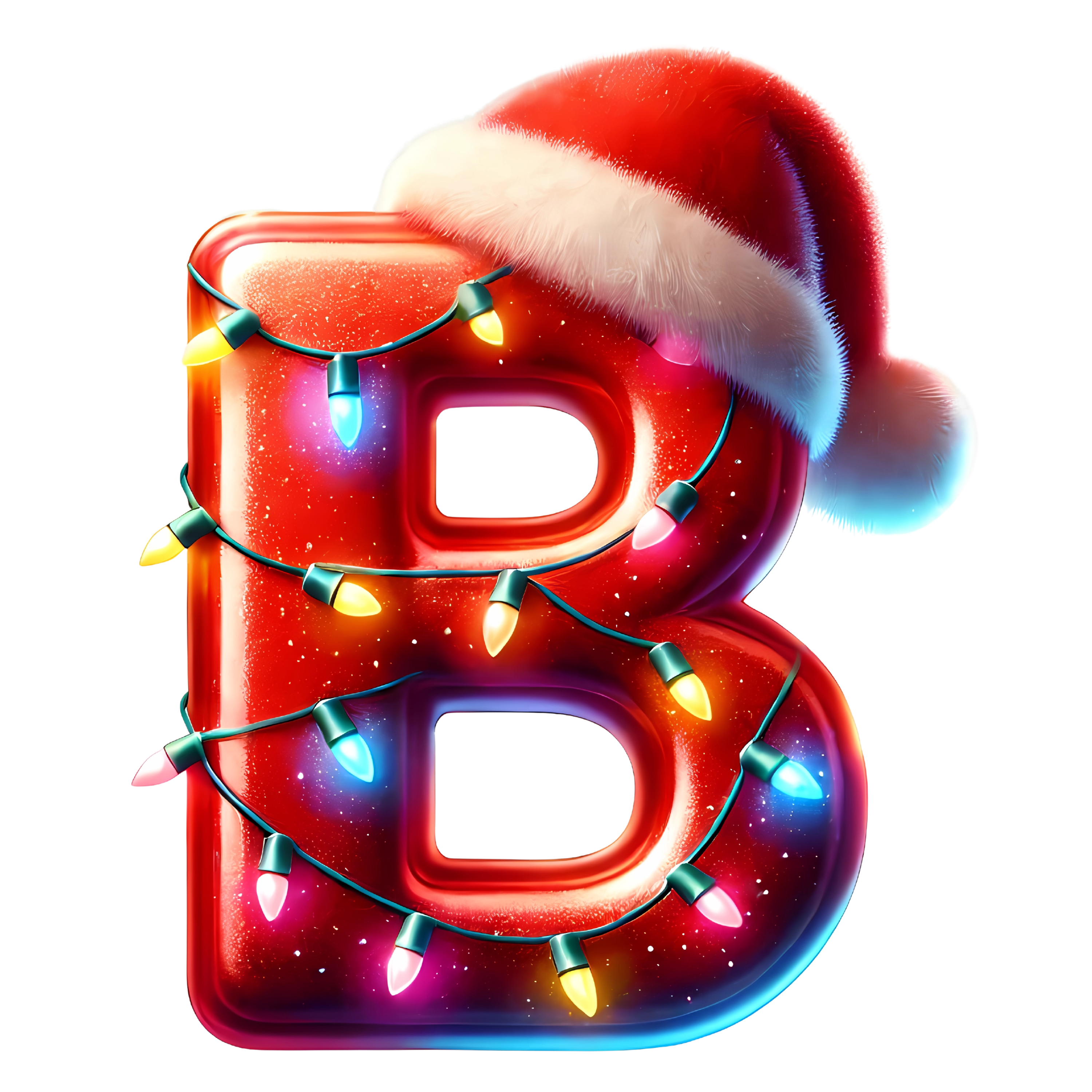 Motive " Christmas BUCHSTABEN Rot " Buchstaben Auswahl für Druck